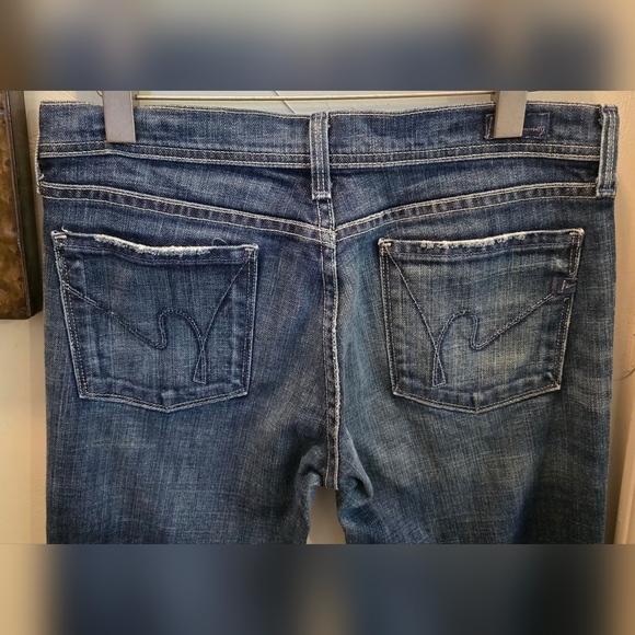 Citizens Of Humanity Denim - Citizens Of Humanity Dark Blue Flare Jeans 29 x 31